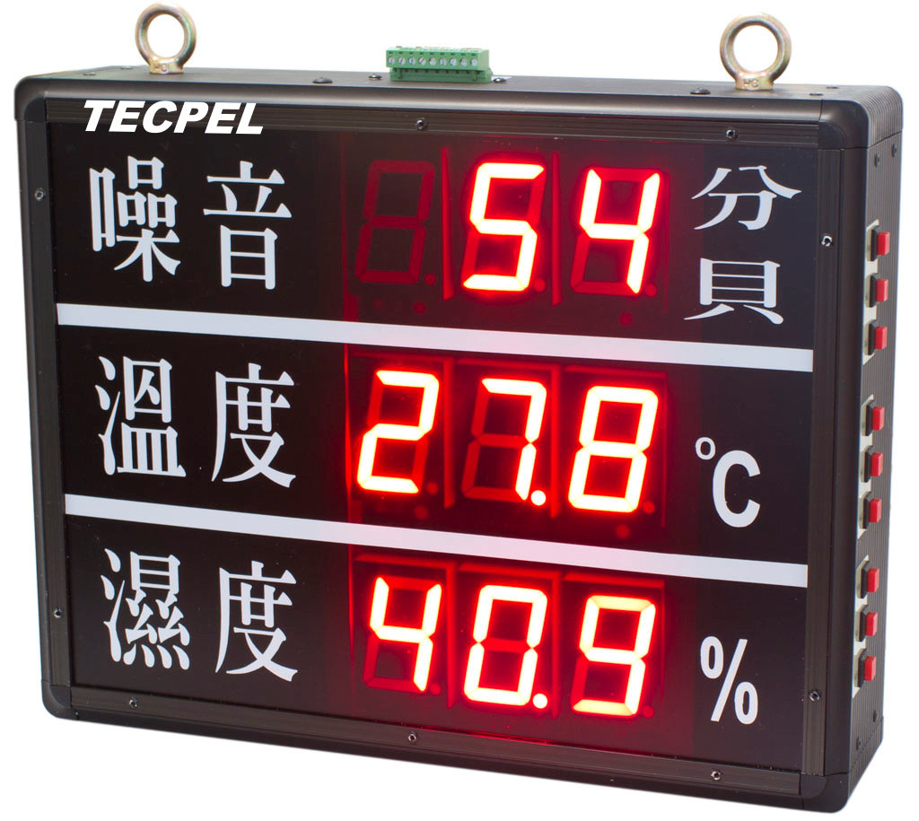 TRH-3306DSL 噪音溫濕度看板